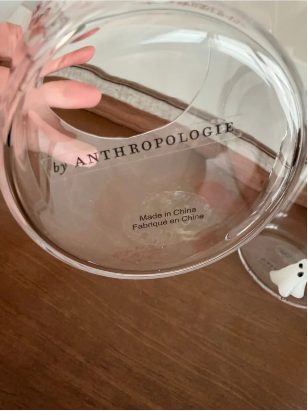 Home Anthropologie Ghost Icon Juice Glasses Set of 2 Halloween NWOT